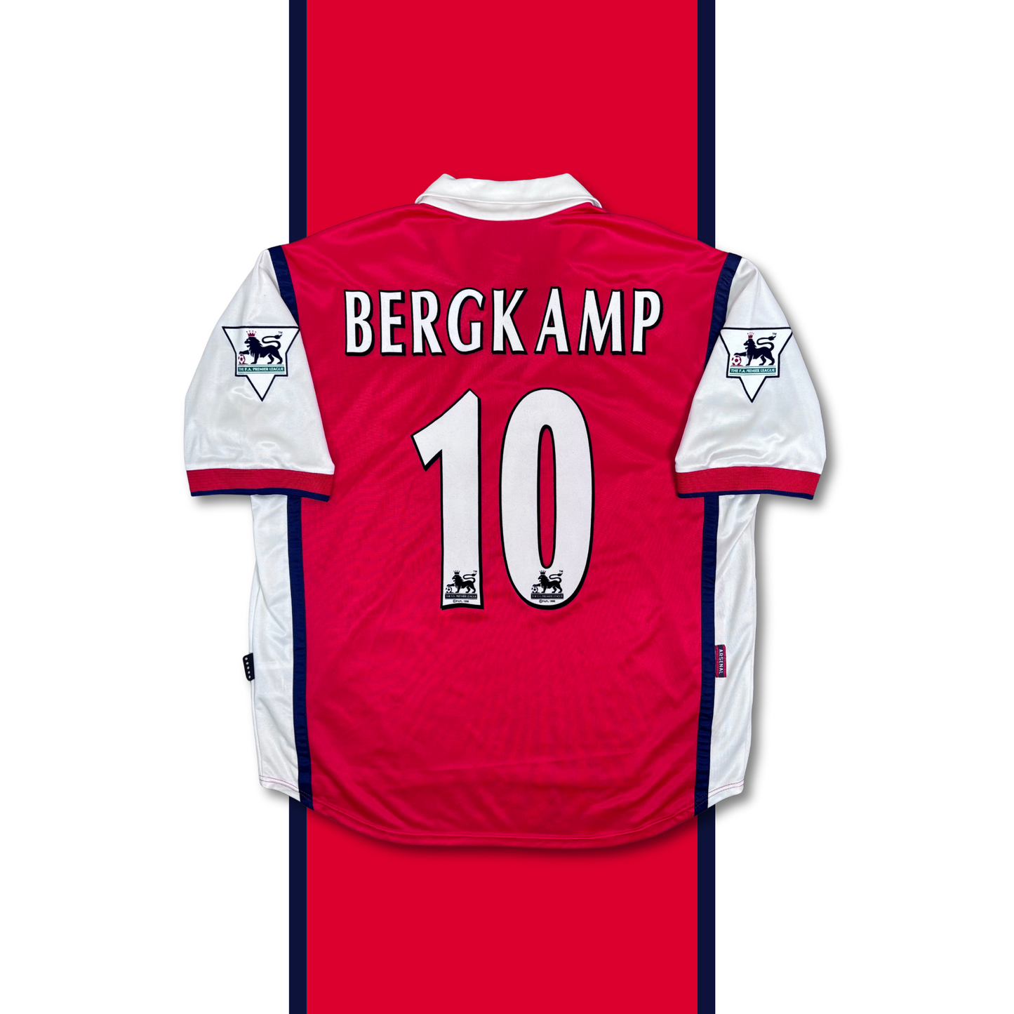 1999/00 Arsenal Home Shirt - Bergkamp - M
