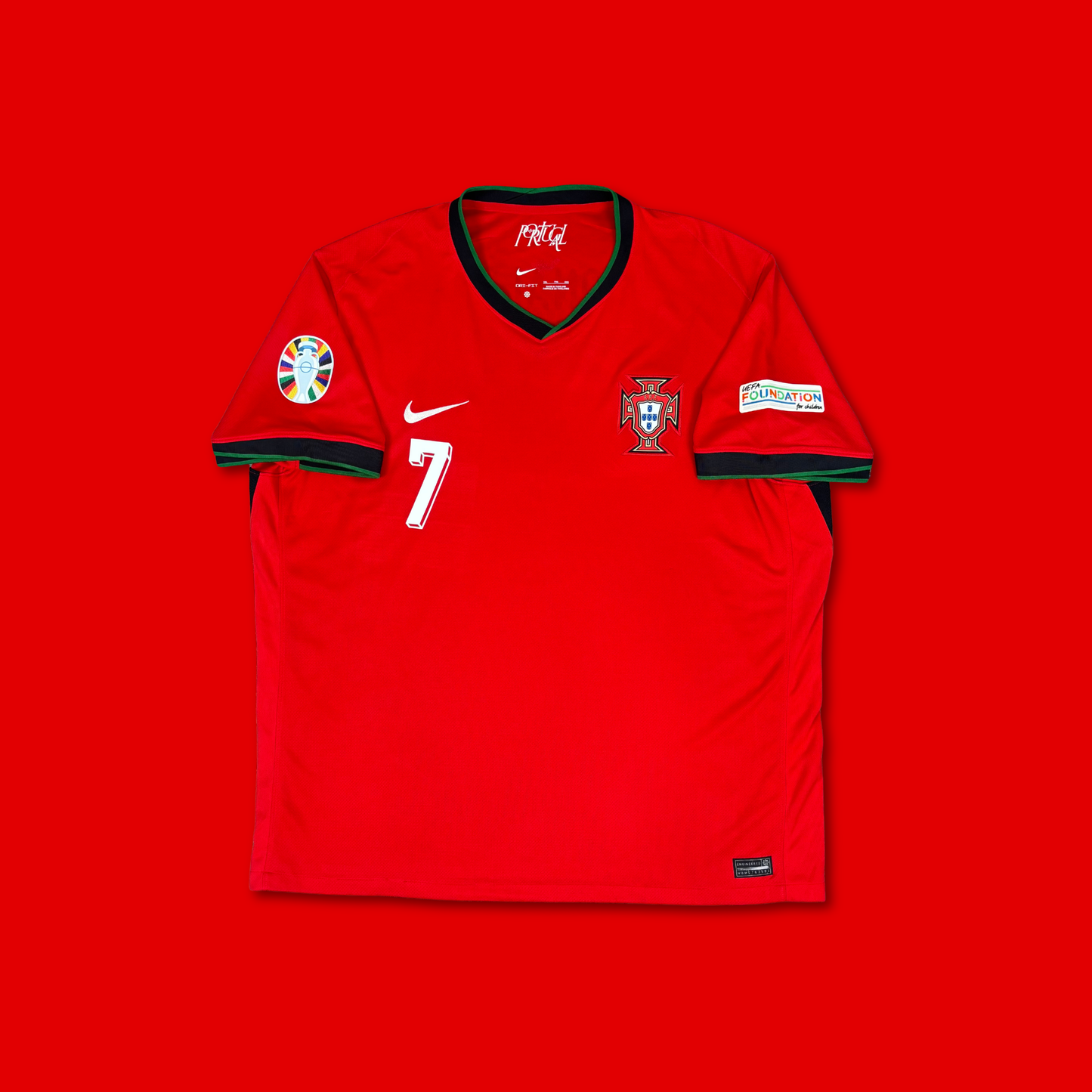 2024/25 Portugal Home Shirt - Cristiano Ronaldo - XXXL