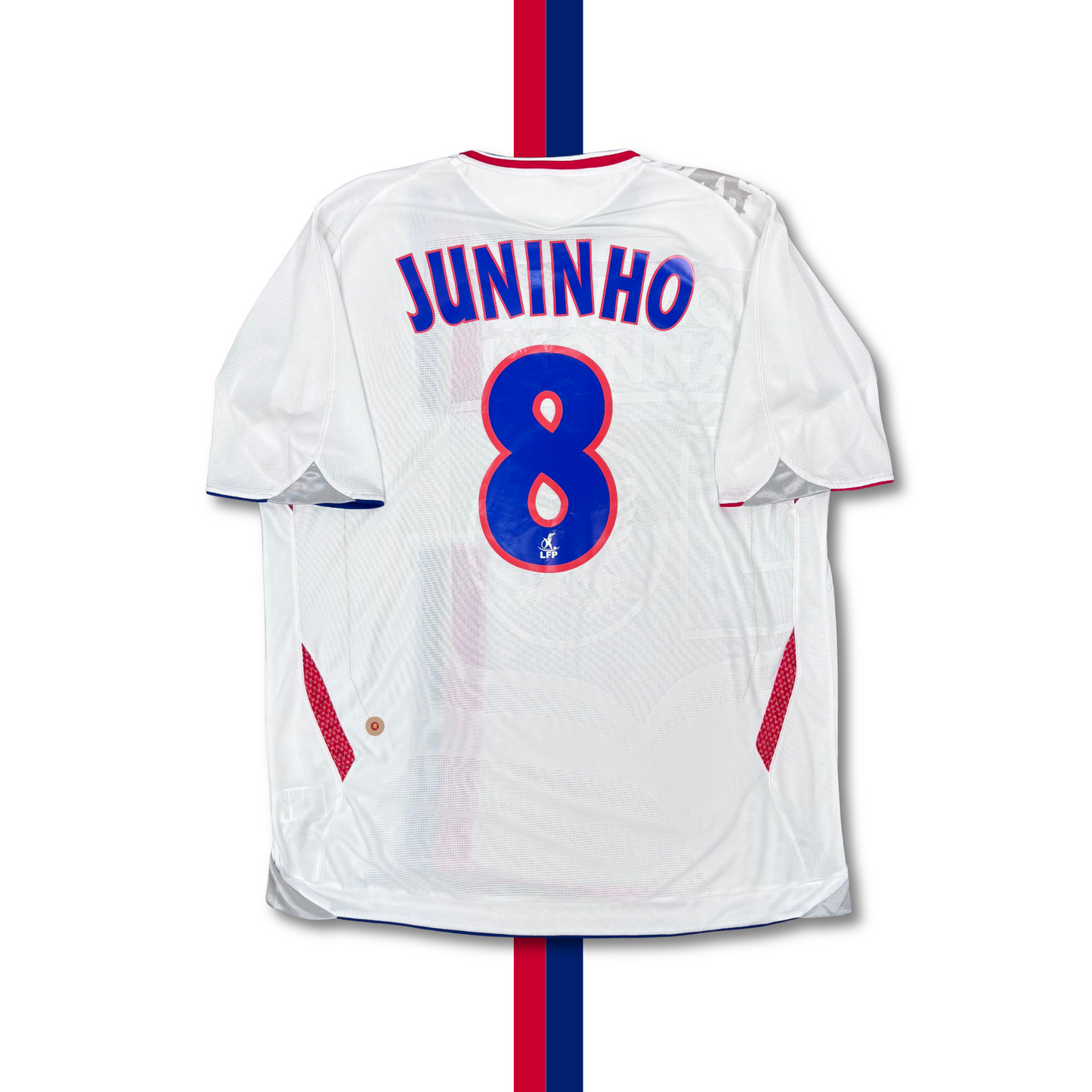 2007/08 Olympique Lyon Home Shirt - Juninho - XL - New with Tag