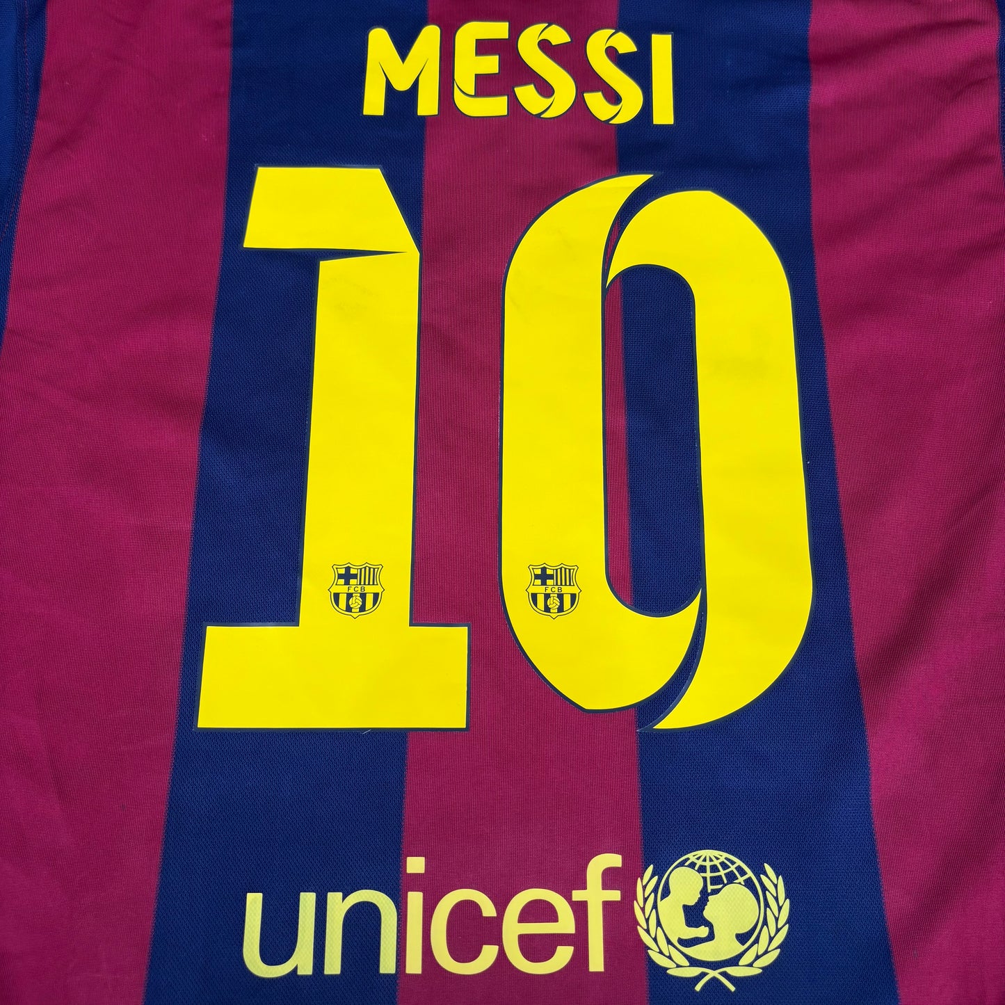 2014/15 Barcelona Home Shirt - Messi - XL
