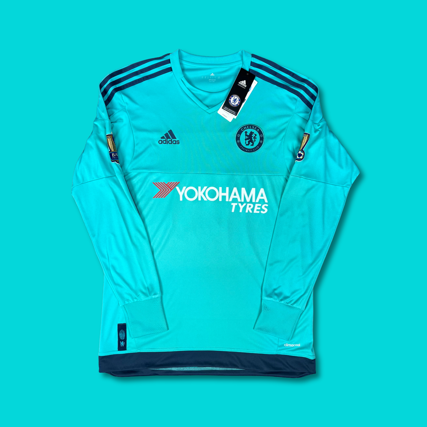 2015/16 Chelsea Goalkeeper Shirt - Curtois - M - New with Tag