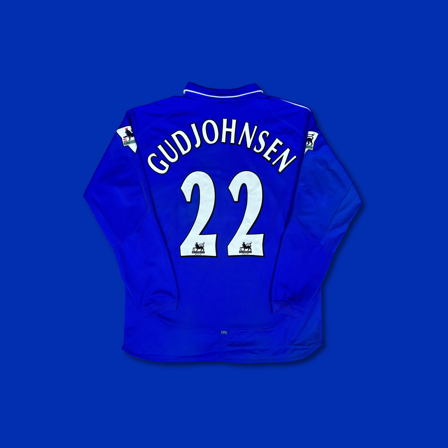 2001/02 Chelsea Home Shirt - Gudjohnsenn - L