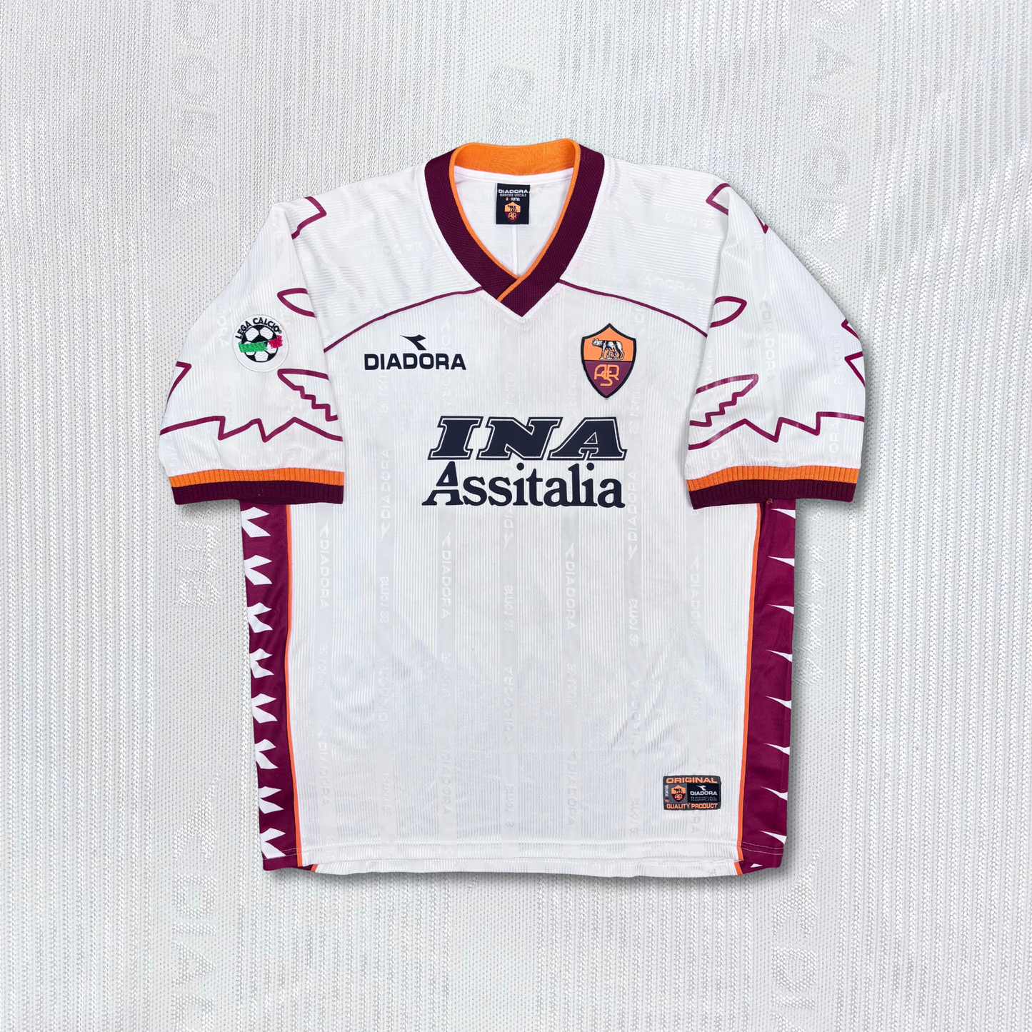 1999/00 AS Roma Away Shirt - Totti - XL