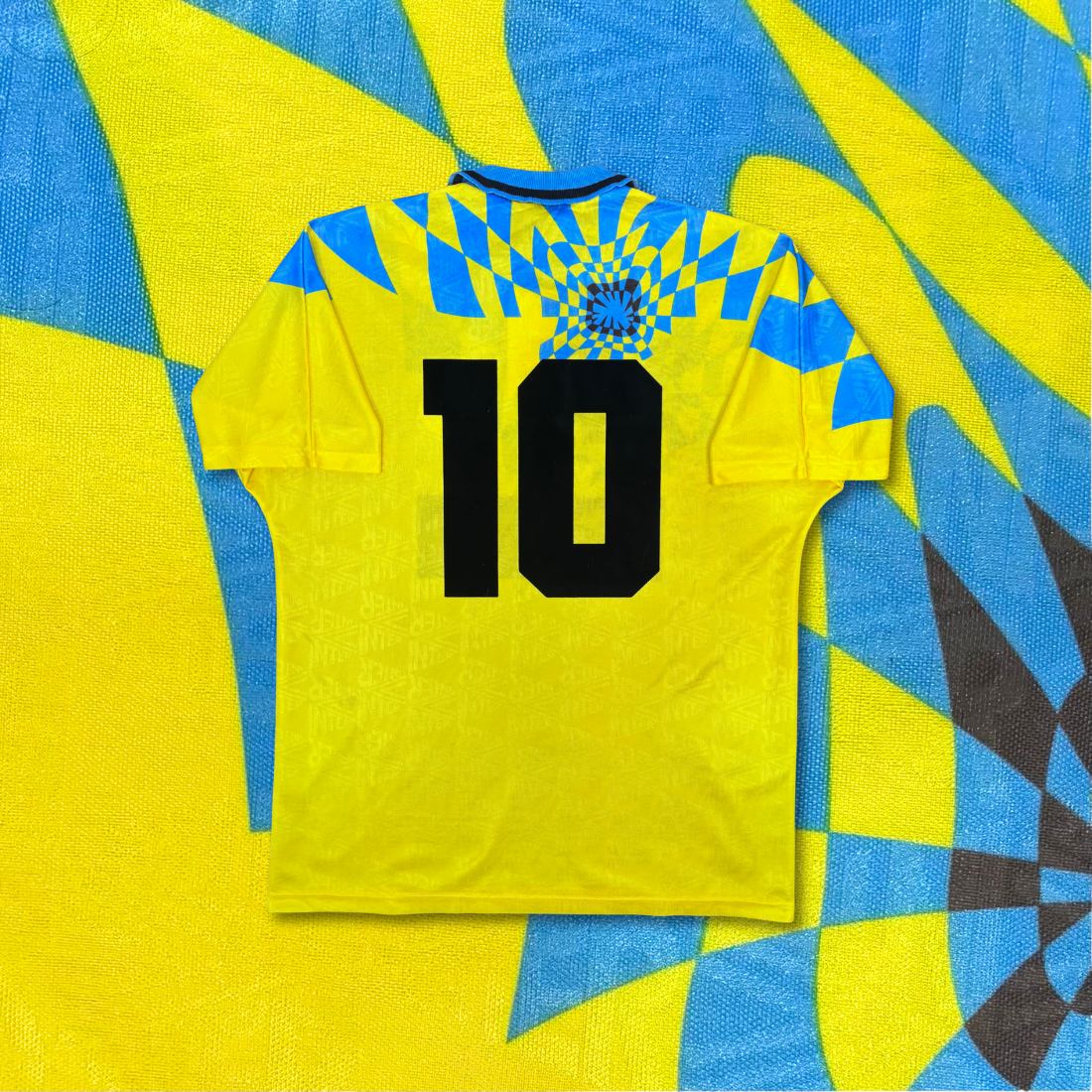 1993/94 Inter Milan Third Shirt - Bergkamp - L