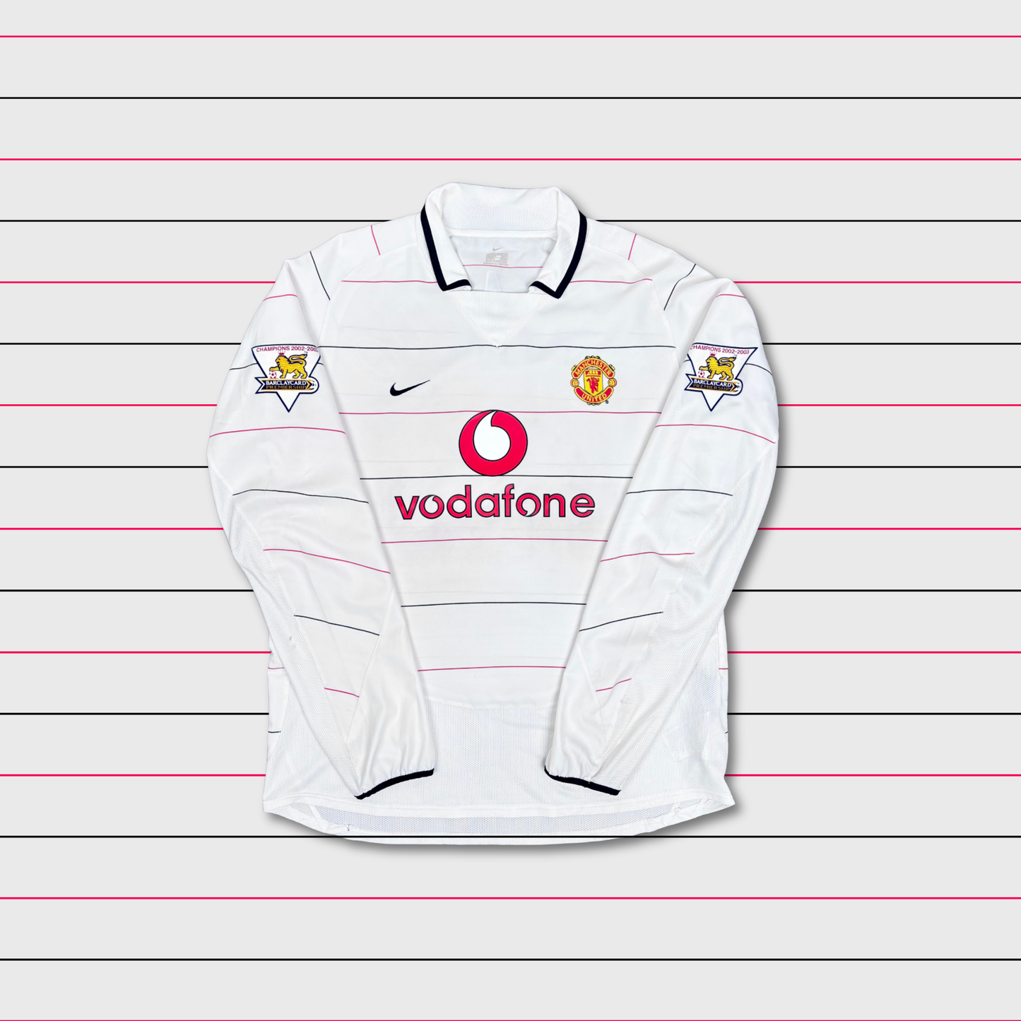 2003/04 Manchester United Third Longsleeve Shirt - Ronaldo - XL