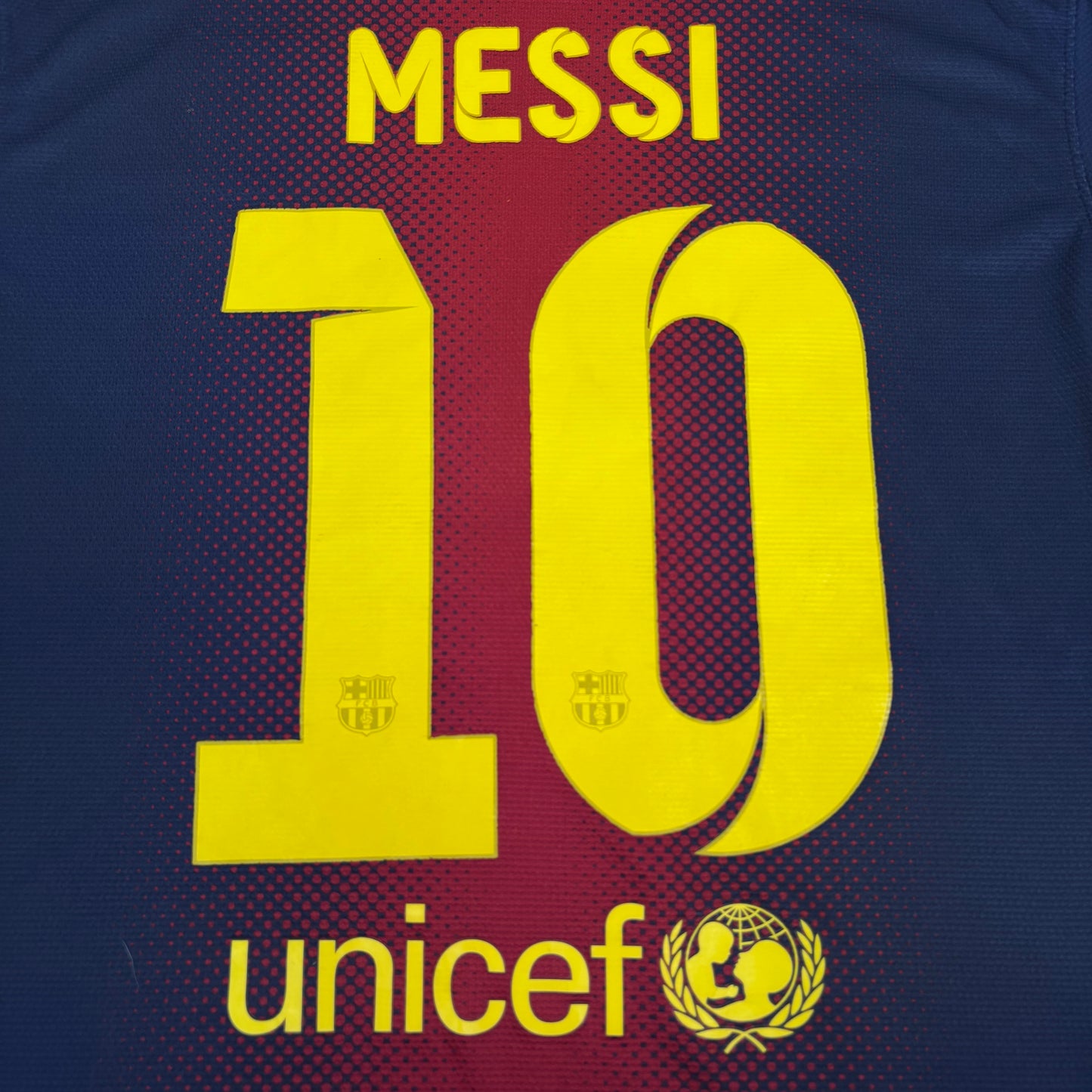 2012/13 Barcelona Home Shirt - Messi - M