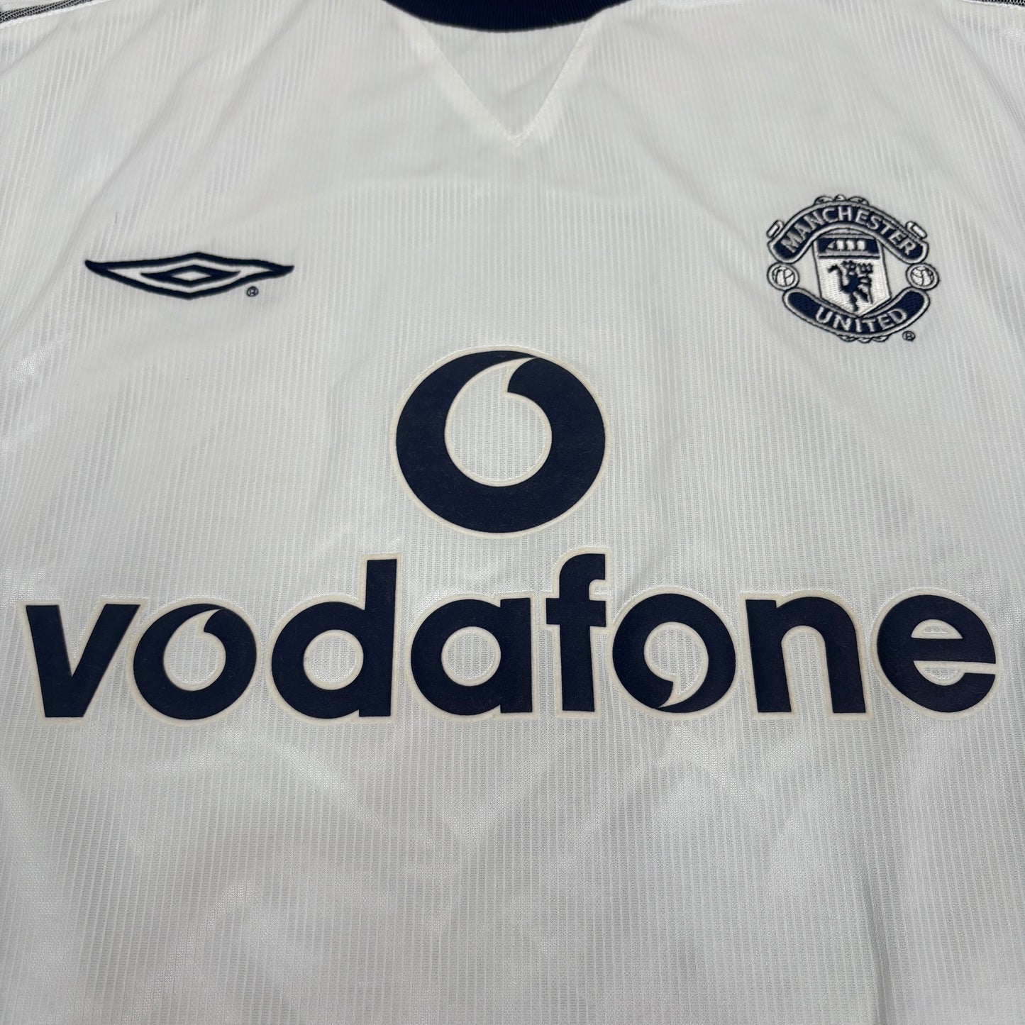 2000/01 Manchester United Longsleeve Away Shirt - Beckham - M