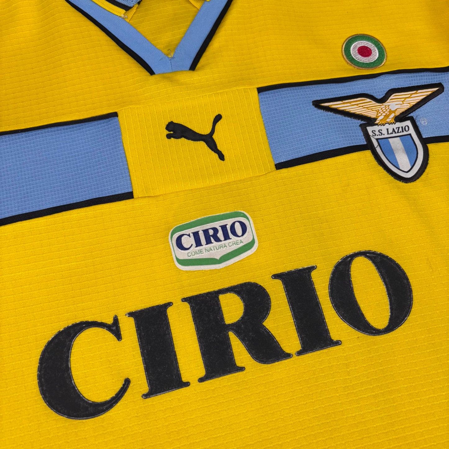 1998/99 Lazio Away Longsleeve Shirt - Player Issue - Boksic - L