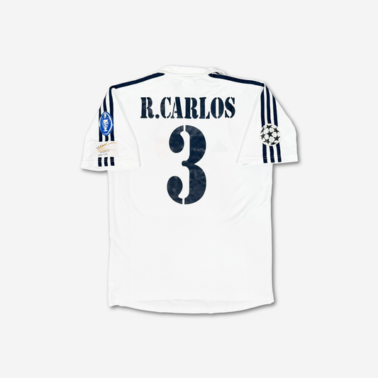 2001/02 Real Madrid Home Shirt - Roberto Carlos - M
