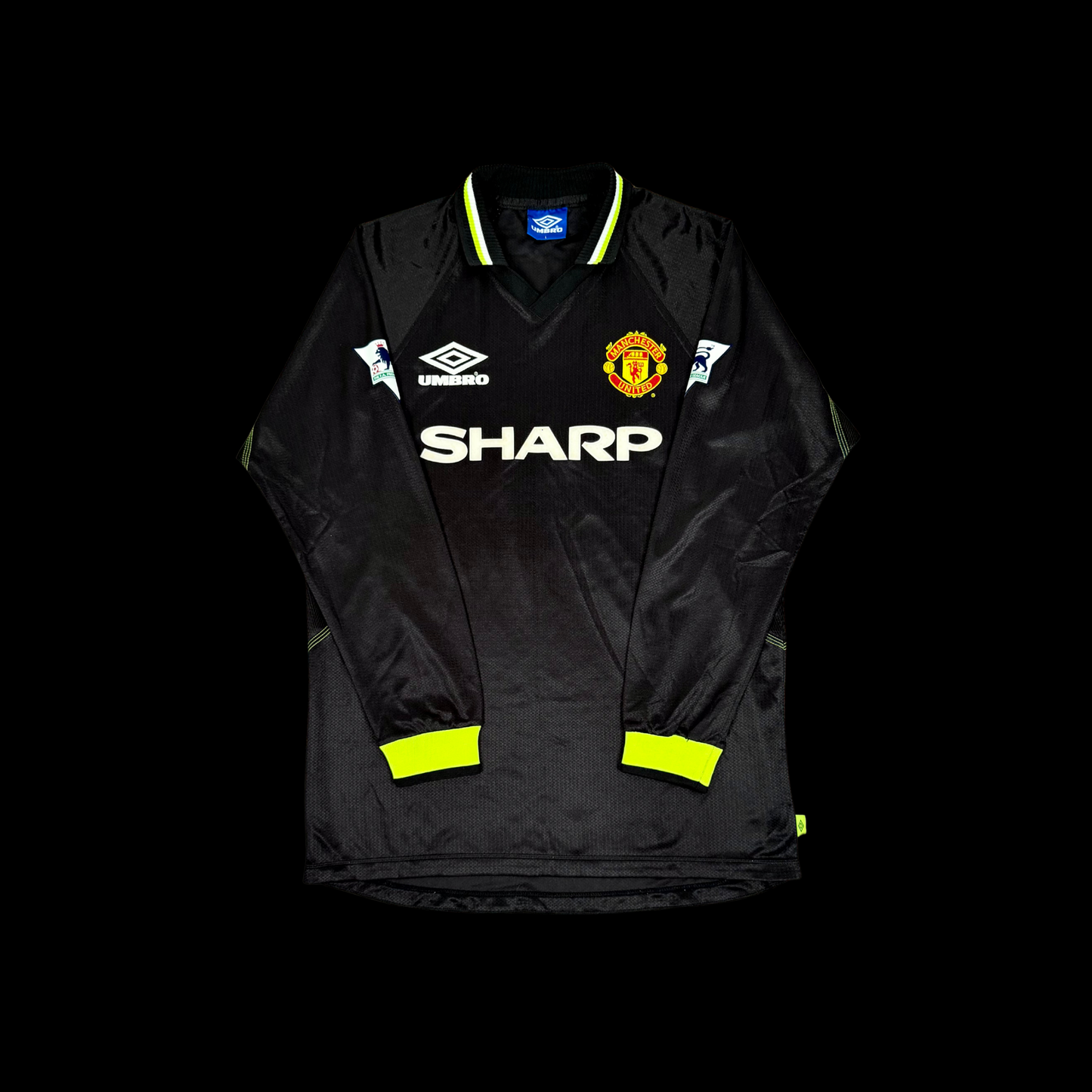 1998/99 Manchester United Third Longsleeve Shirt - Beckham - XL