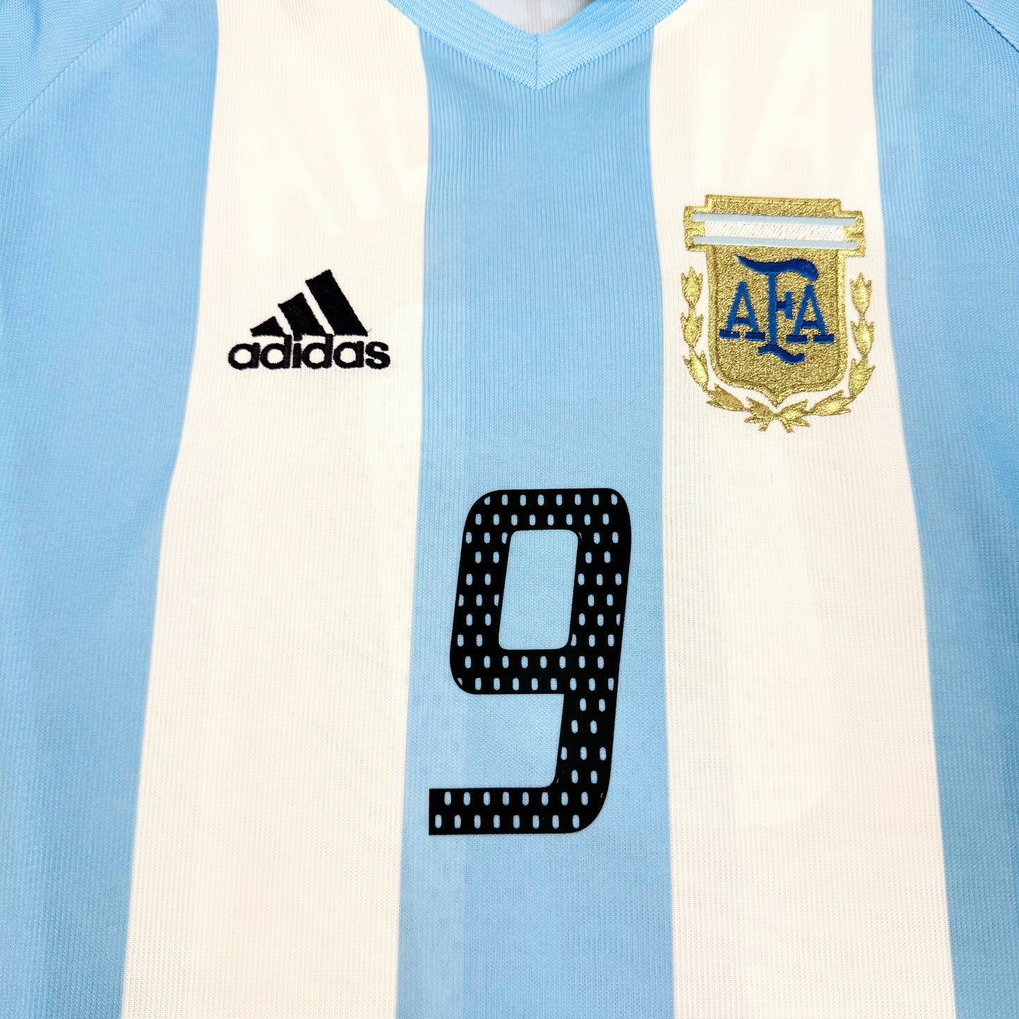 2002/03 Argentina Home Shirt - Batistuta - L