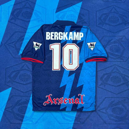 1995/96 Arsenal Away Shirt - Bergkamp - XL