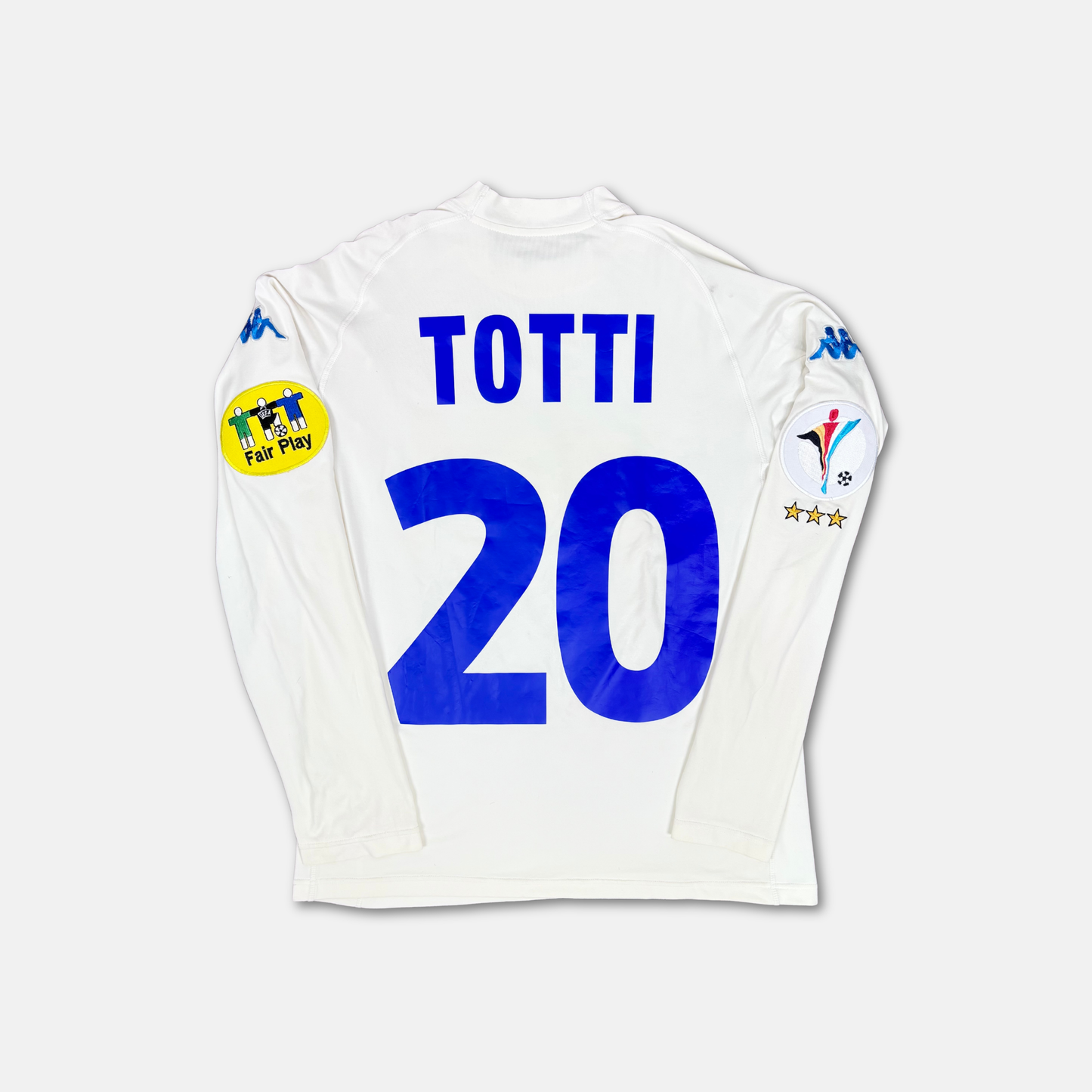 2000/01 Italy Away Longsleeve Shirt - Totti - M