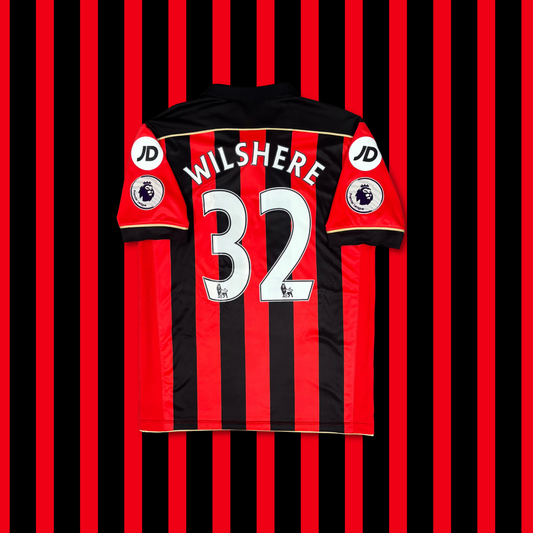 2015/16 AFC Bournemouth Home Shirt - Wilshere - L