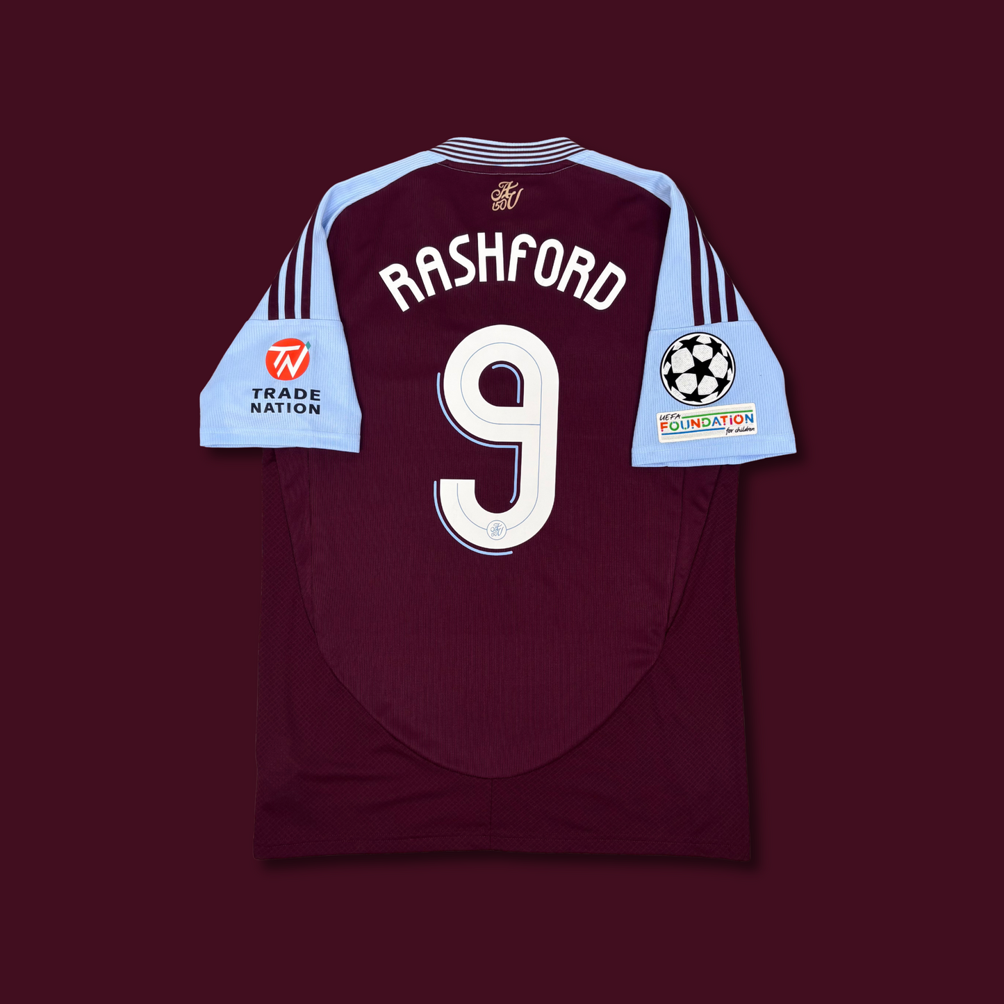 2024/25 Aston Villa Home Shirt - Rashford - XXL - New with Tag