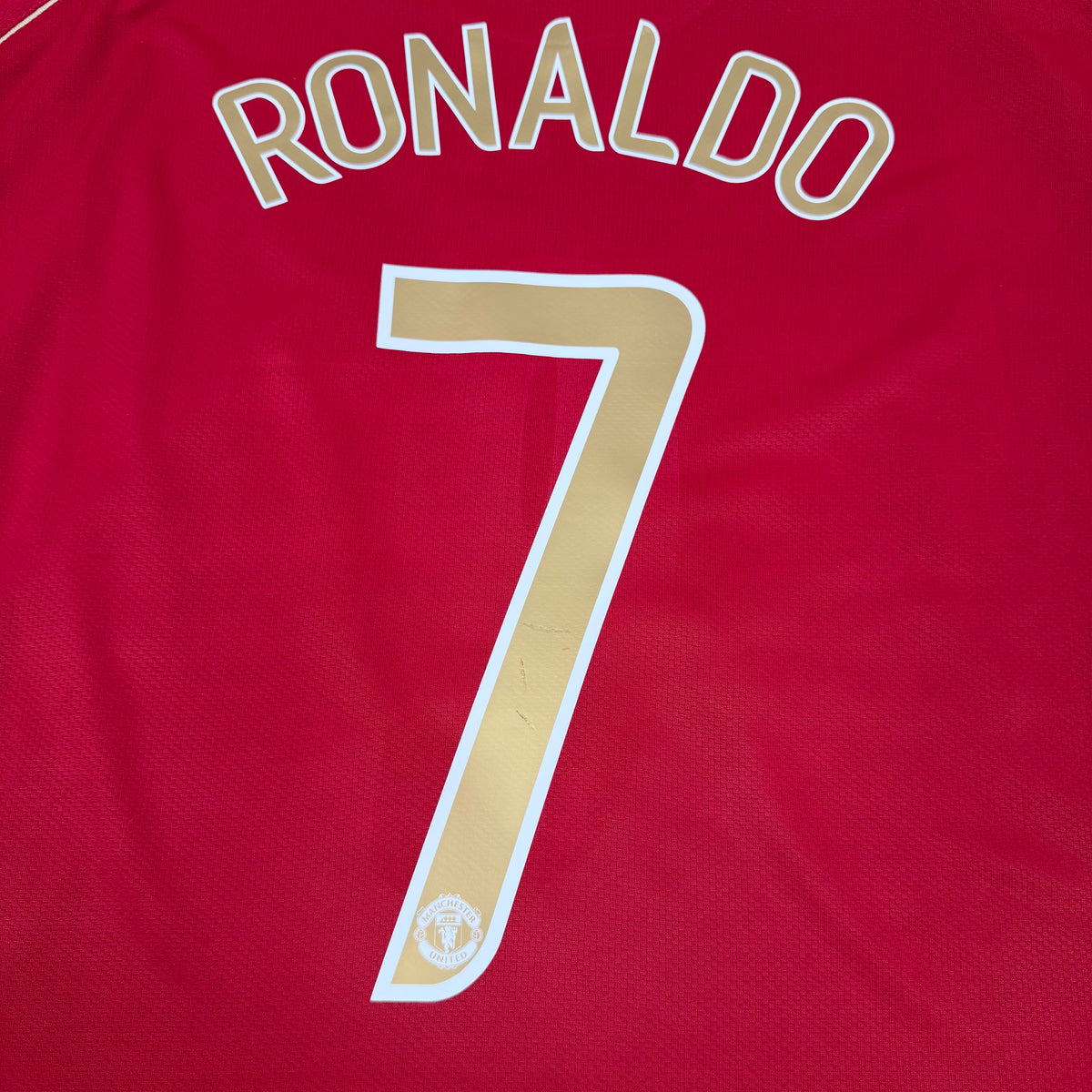 2006/07 Manchester United Home Shirt  - Cristiano Ronaldo - XL