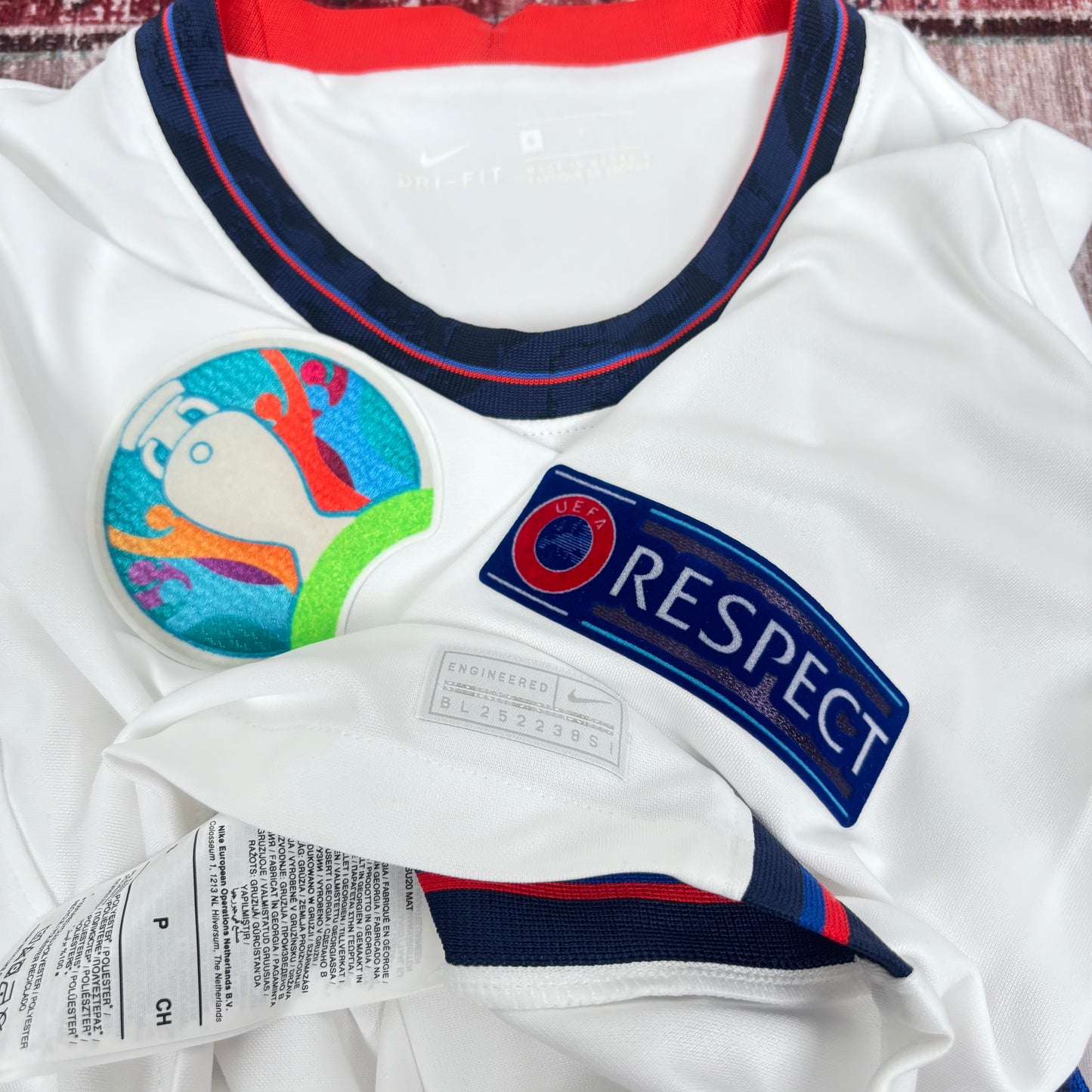 2020/21 England Home Shirt - Declan Rice - S
