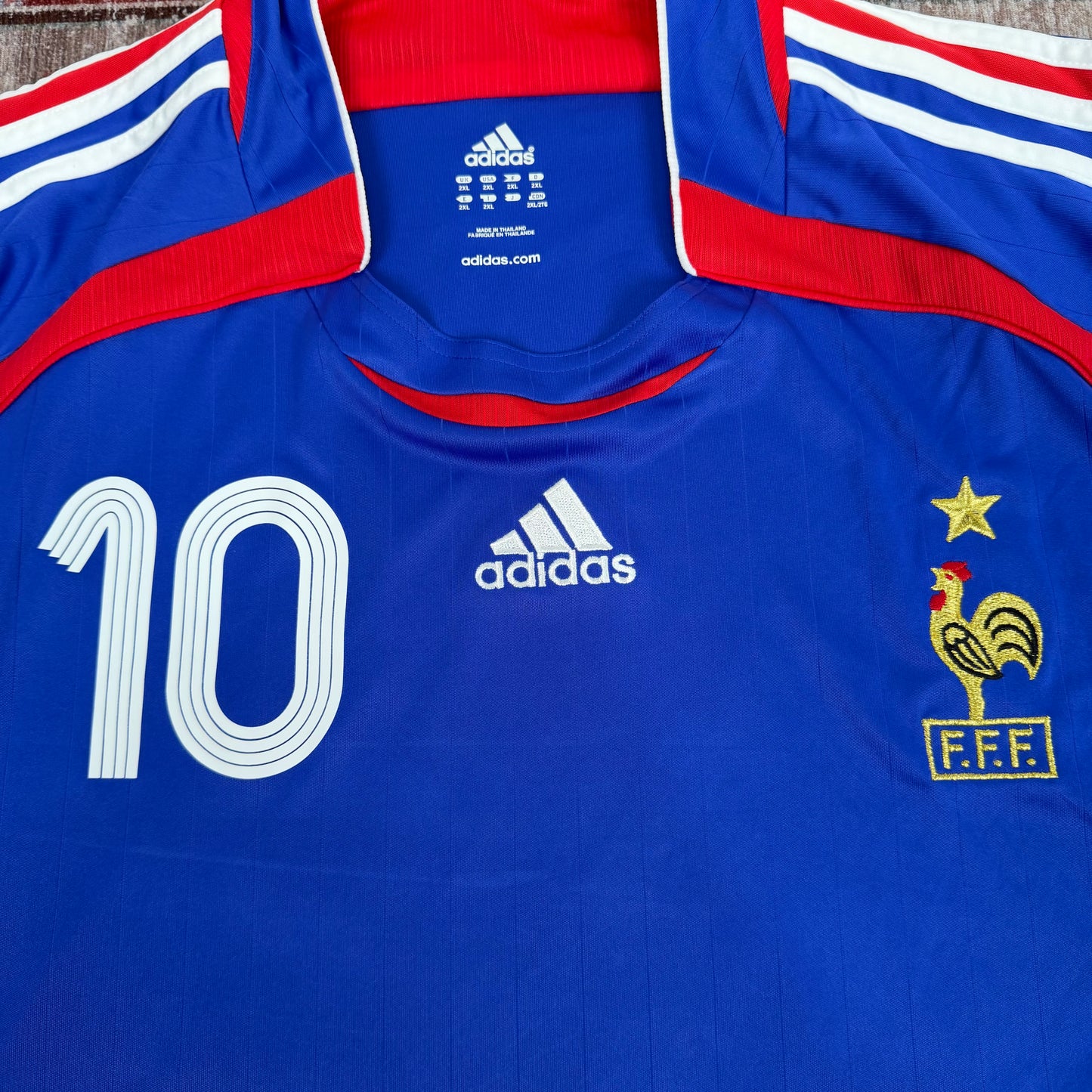 2006/07 France Home Shirt - Zidane - New with Tag - XXL