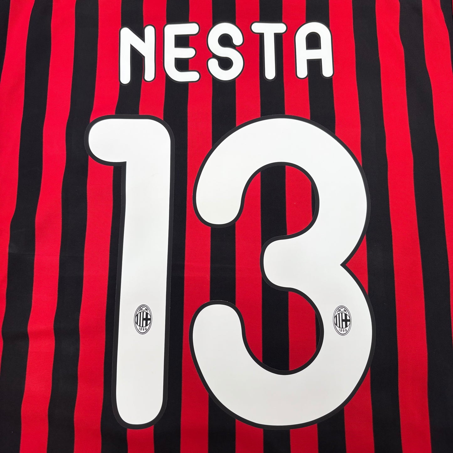 2011/12 AC Milan Home Shirt - Nesta - M