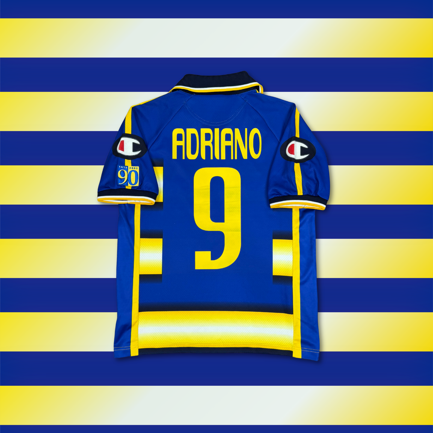 2001/02 Parma Home Shirt - Adriano - S