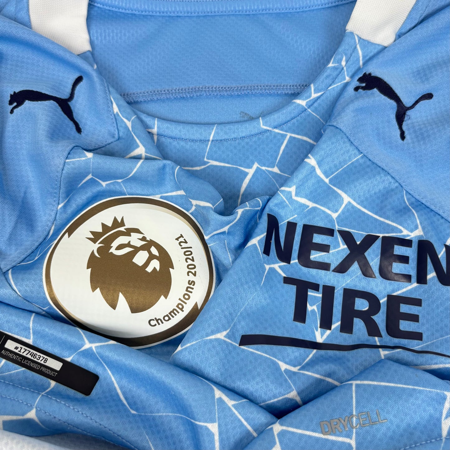 2020/21 Manchester City Home Shirt - Ruben Dias - M