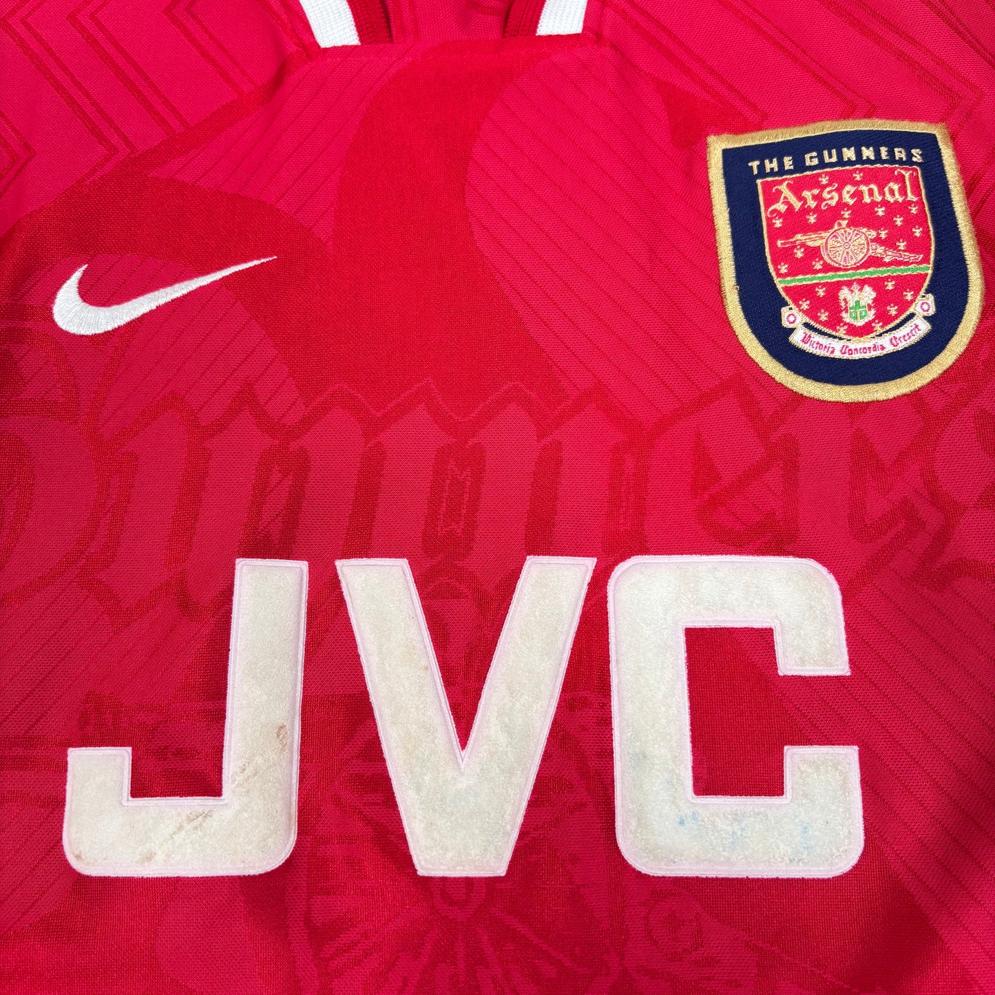 1996/97 Arsenal Home Shirt - Bergkamp - L