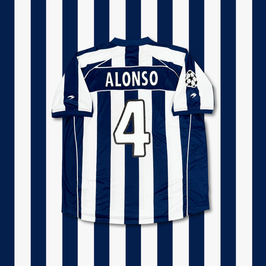 2003/04 Real Sociedad Home Shirt - Alonso - New with Tag - XL