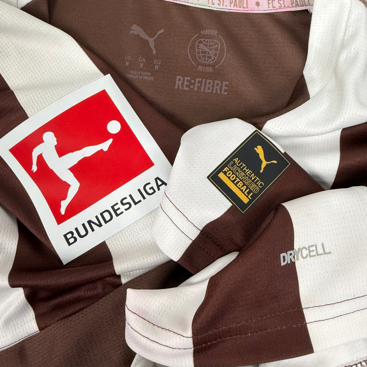2025/26 St Pauli Home Shirt - Irvine - M