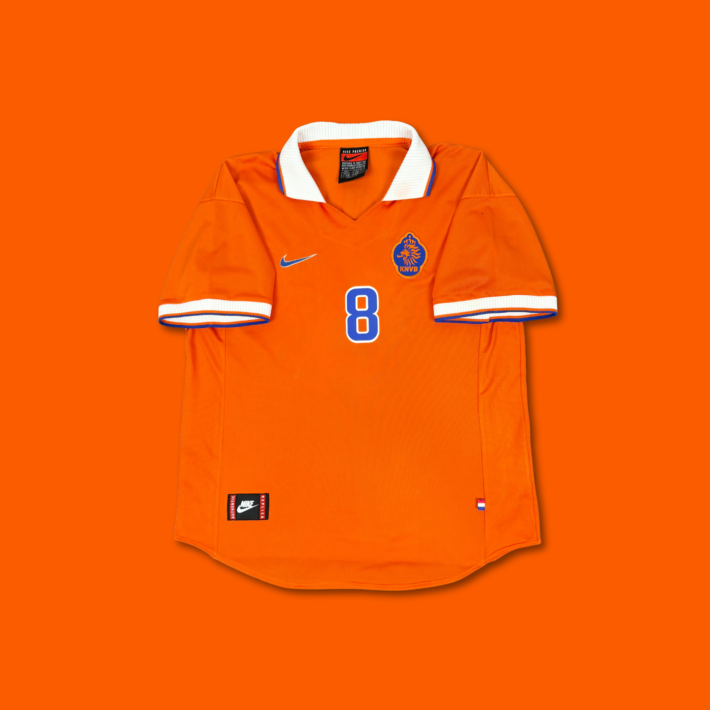1997/98 Netherland Home Shirt - Bergkamp - XL
