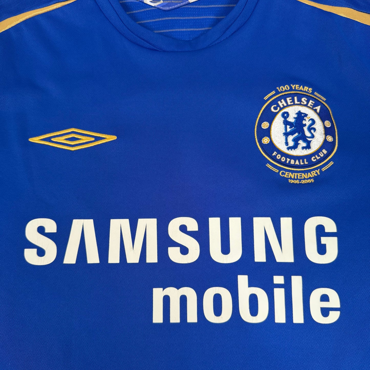 2005/06 Chelsea Centenary Home Shirt - Drogba - L