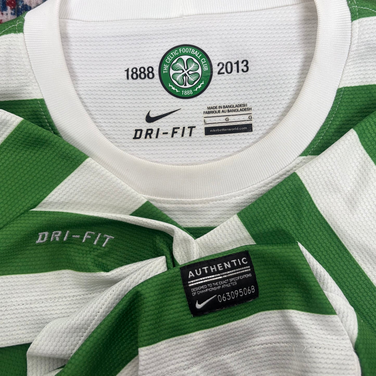 2013/14 Celtic Home Shirt - Irvine - L