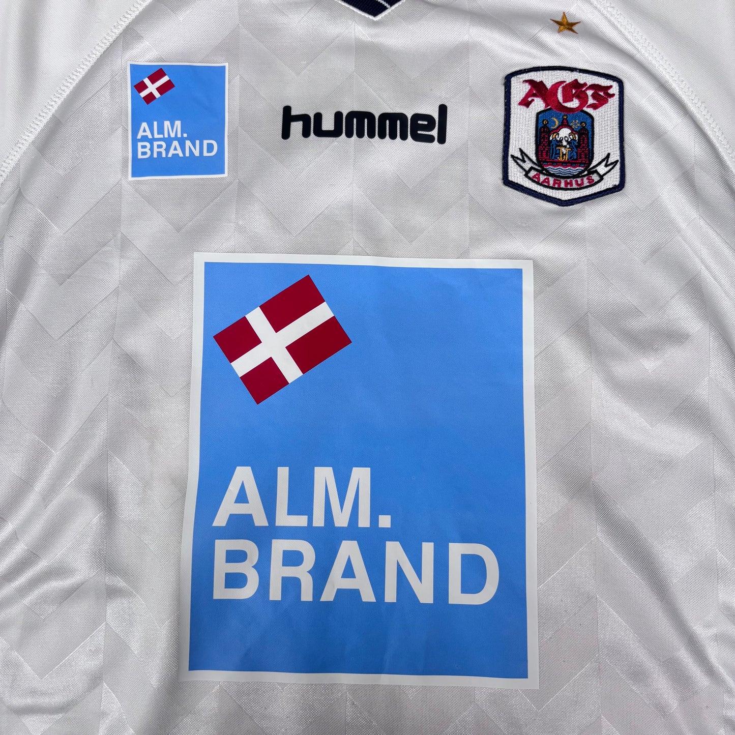 2005/06 AGF Aarhus Home Shirt - Duncan Rasmussen - L