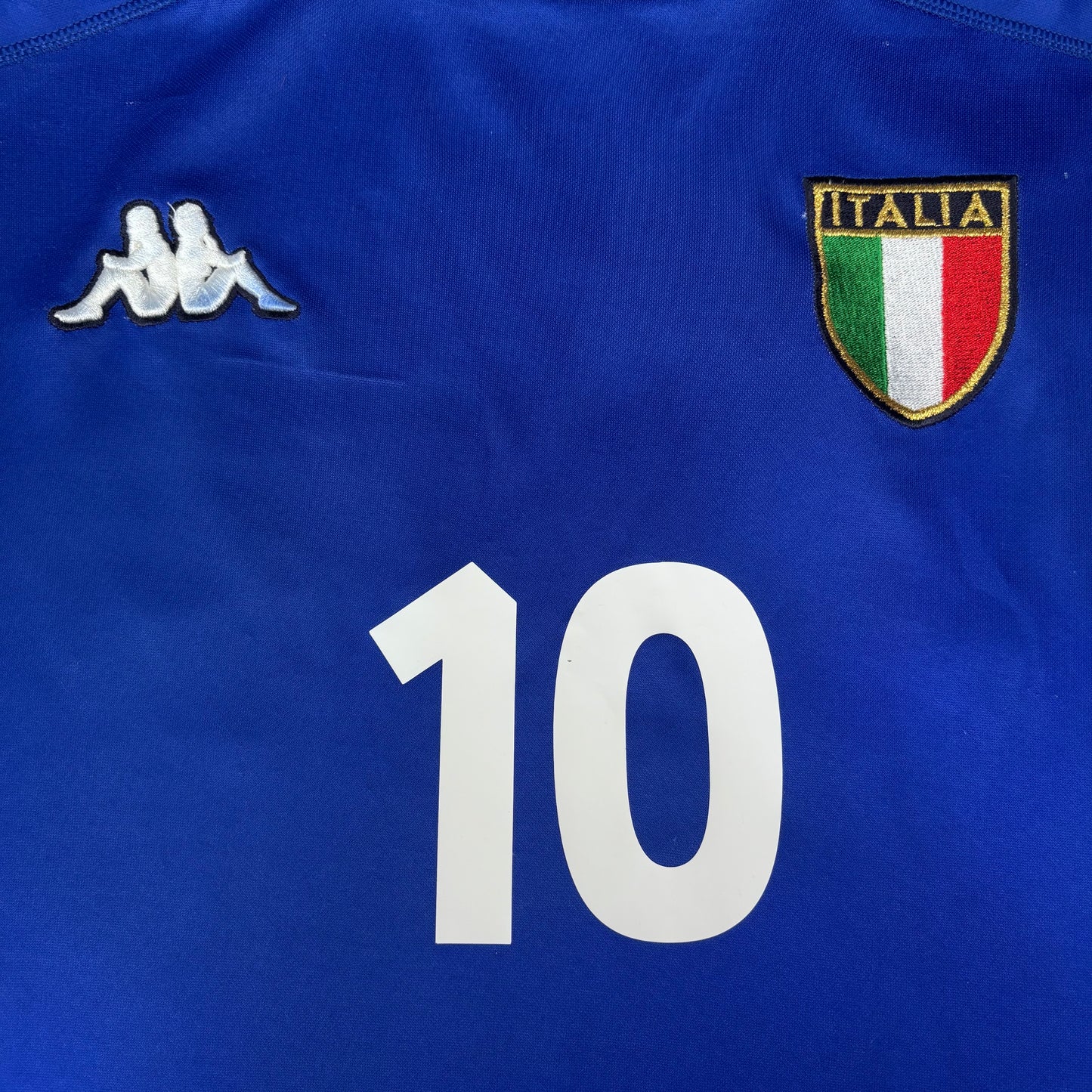 1999/00 Italy Home Longsleeve Shirt - Baggio - L