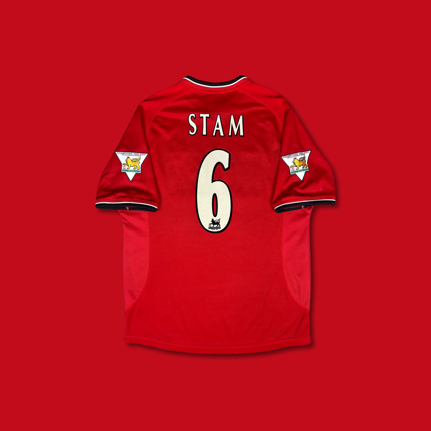 2000/01 Manchester United Home Shirt - Stam - L