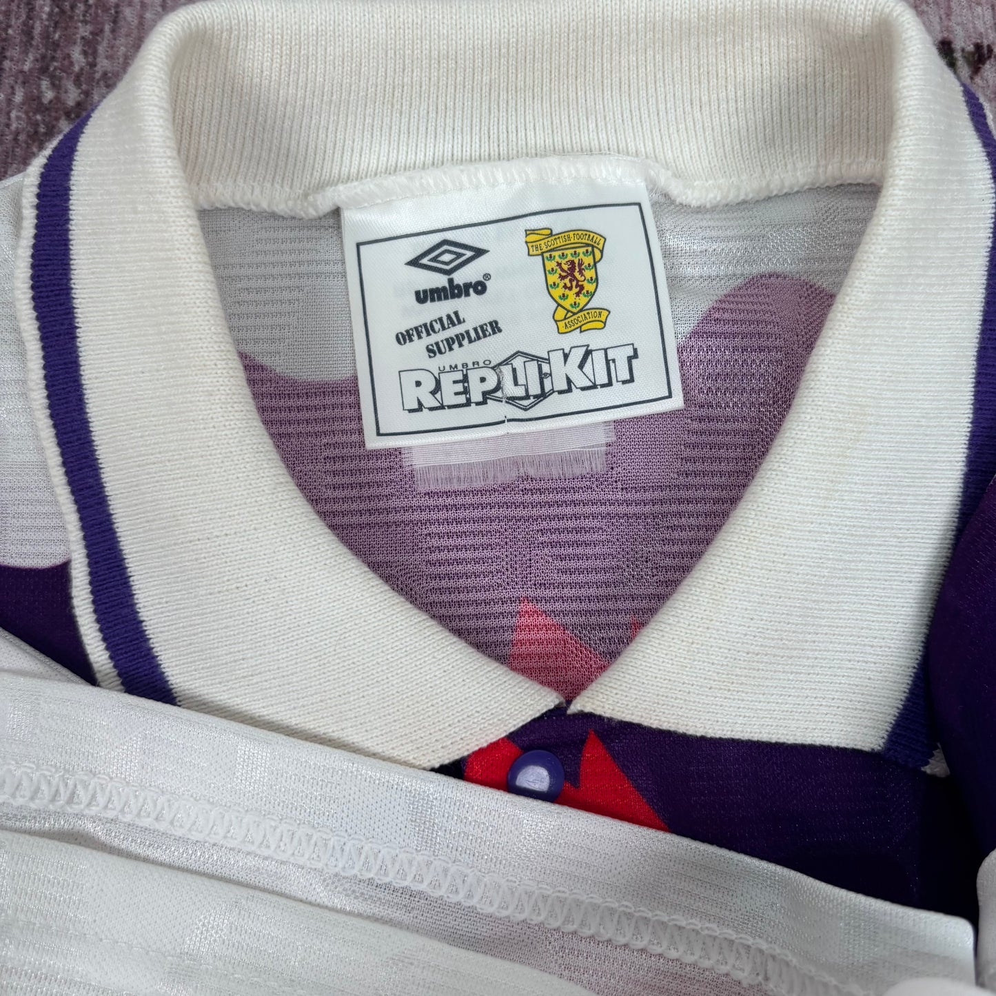 1992/93 Scotland Away Shirt - L