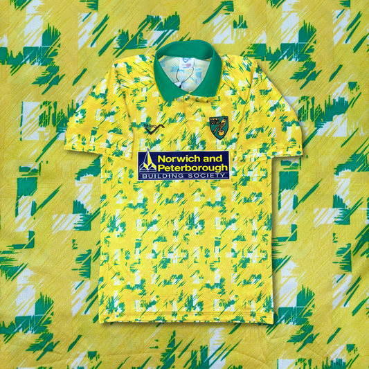 1992/93 Norwich City Home Shirt - S