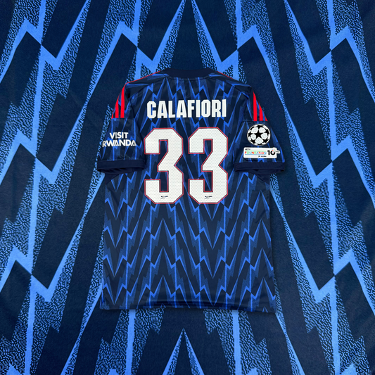 2025/26 Arsenal Away Shirt - Calafiori - New with Tag - L
