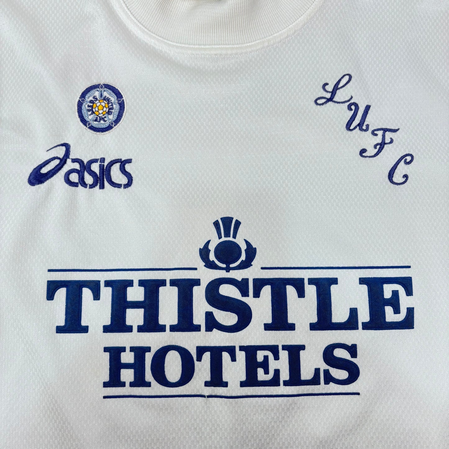 1995/96 Leeds United Home Longsleev Shirt - Kewell - M