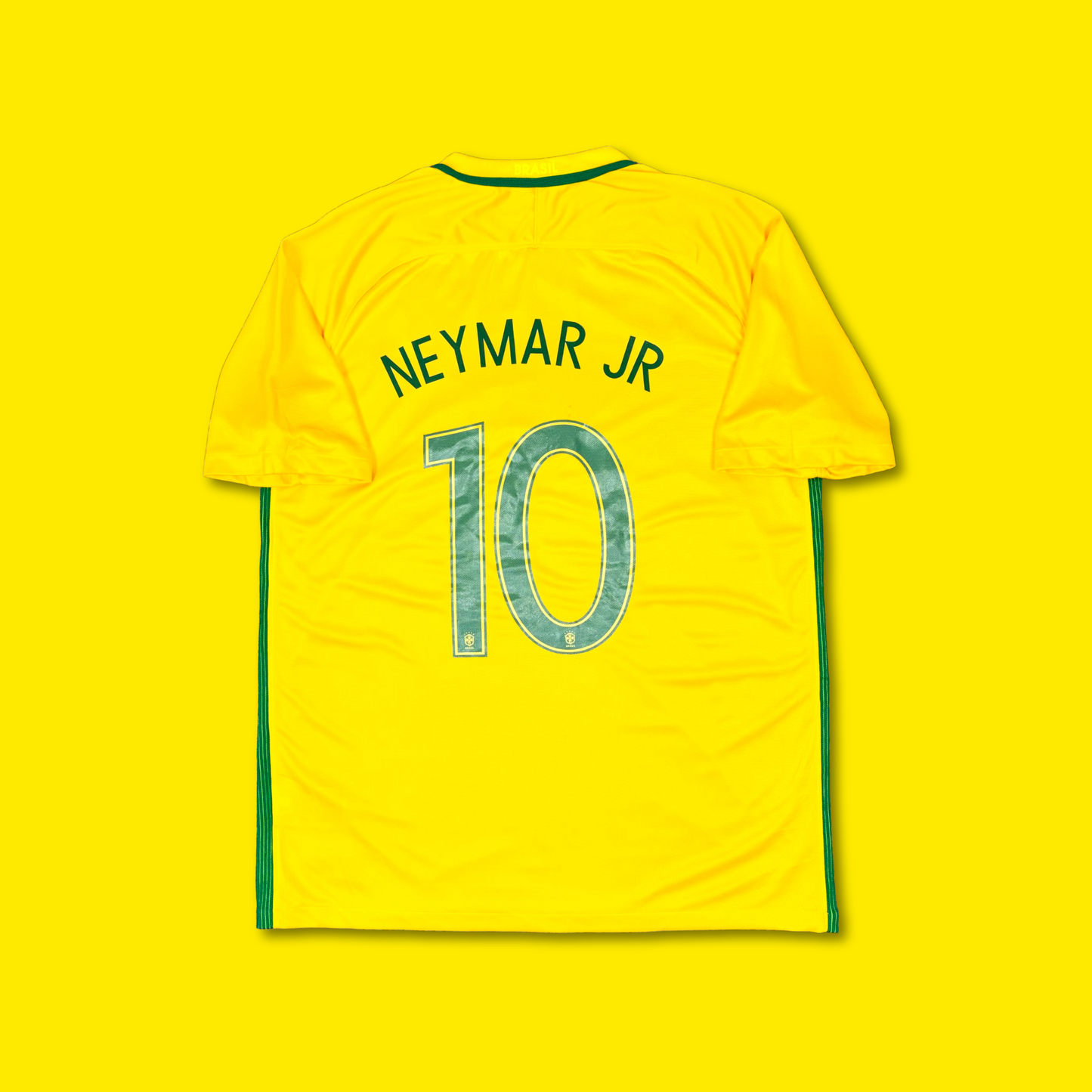 2017/18 Brazil Home Shirt - Neymar JR - L