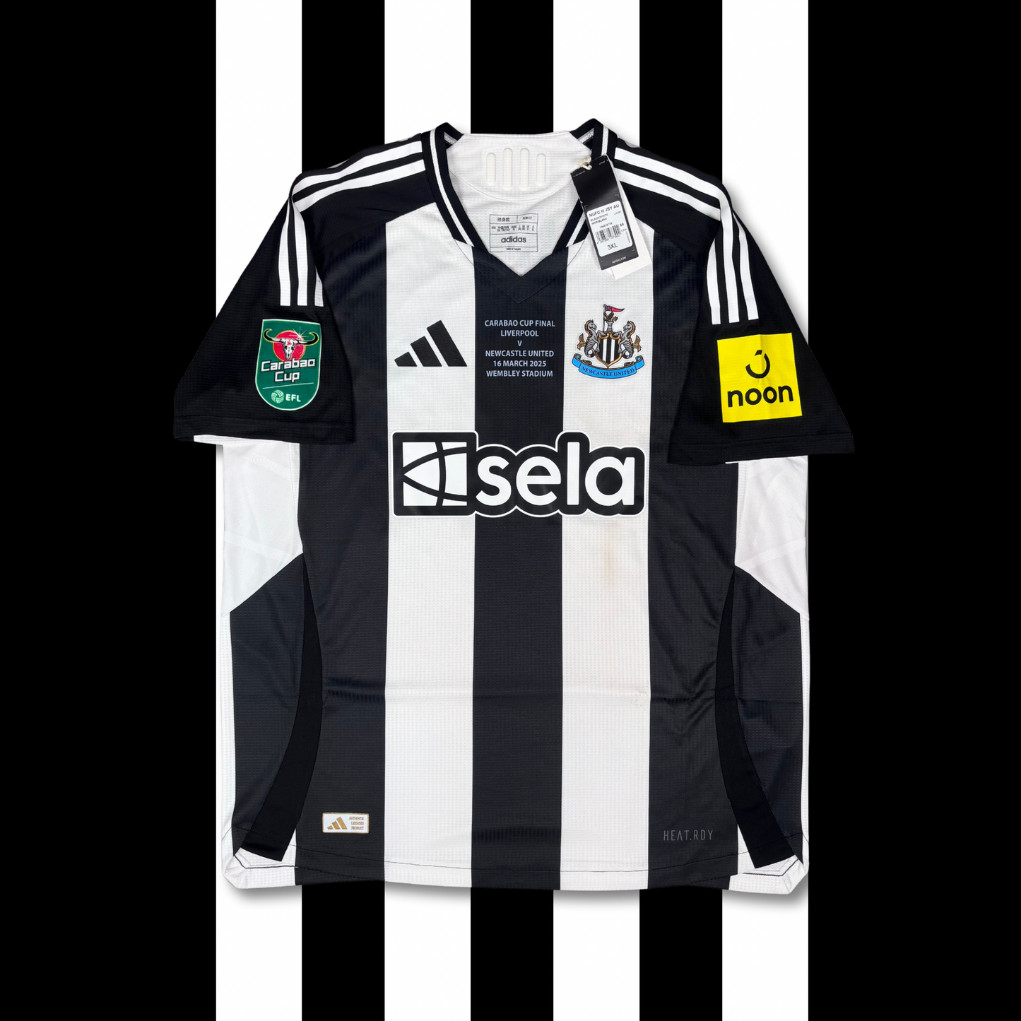 2024/25 Newcastle Home Shirt - Player Issue - Bruno Guimaraes - 3XL