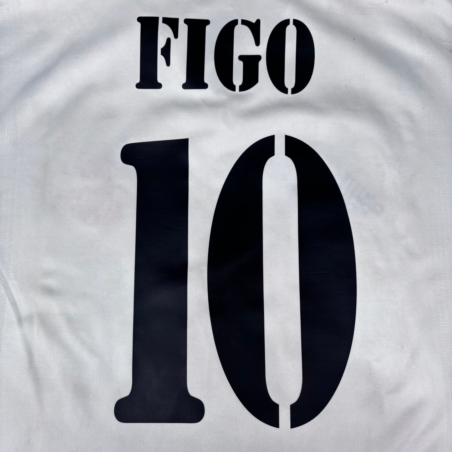 2002/03 Real Madrid Home Shirt - Figo - XL