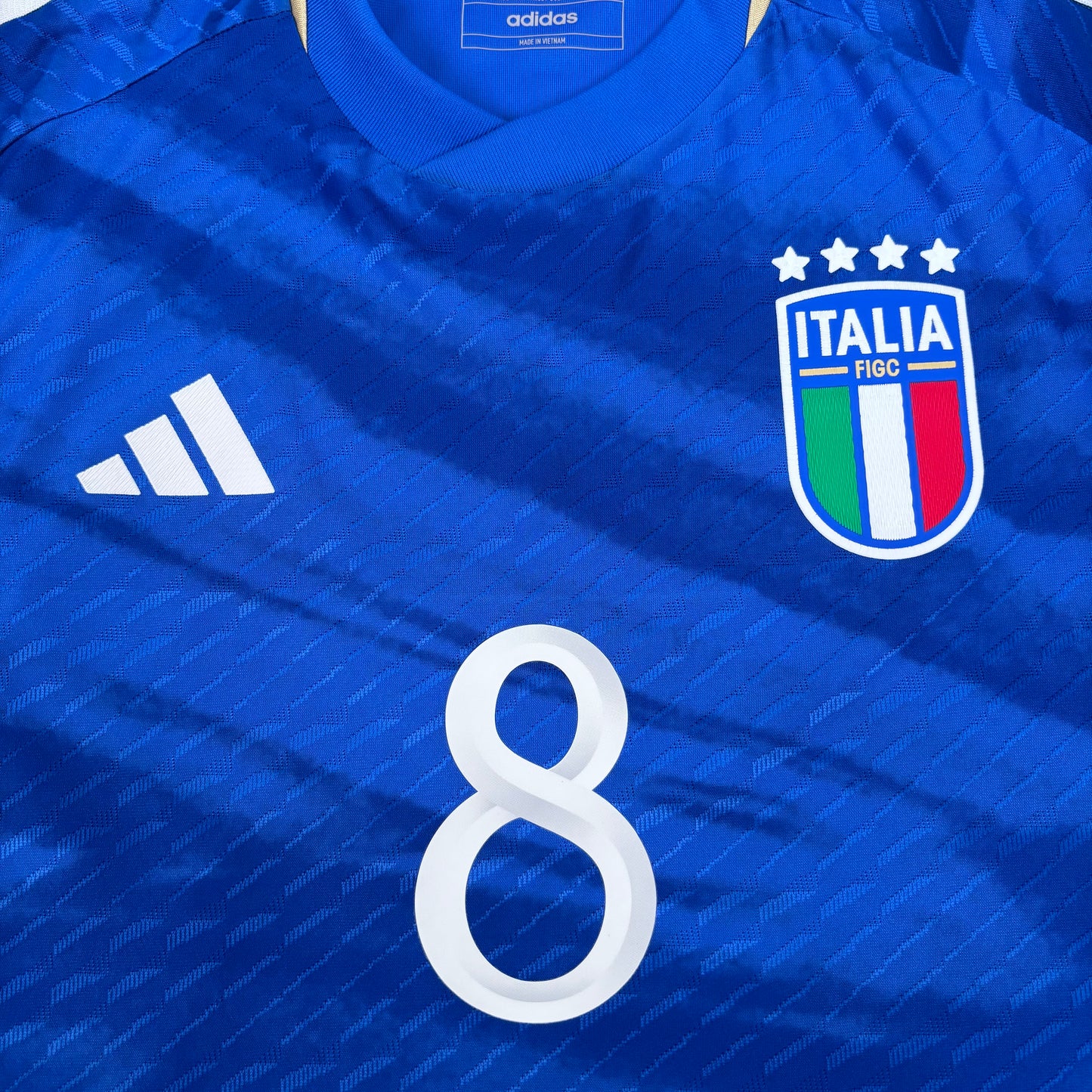 2023/24 Italy Home Shirt - Player Issue - Tonali - M