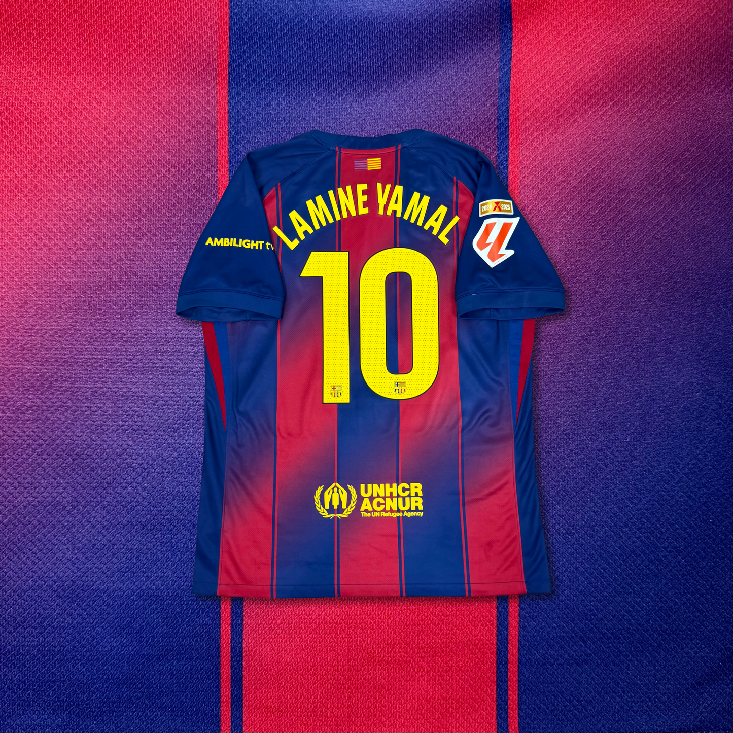 2025/26 Barcelona Home Shirt - Lamine Yamal - L