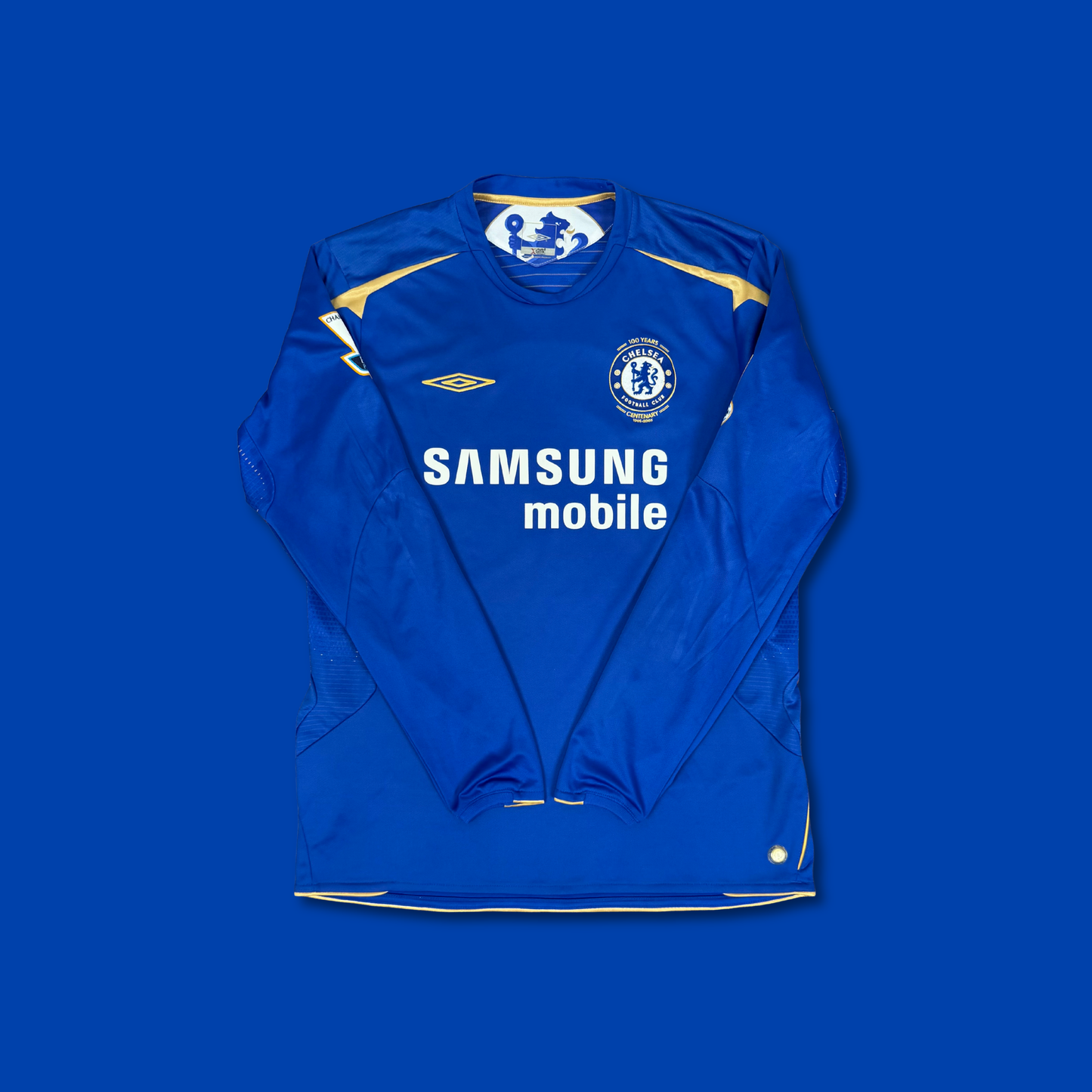 2005/06 Chelsea Centenary Home Shirt - Drogba - L