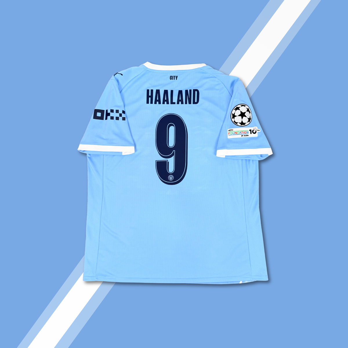 2025/26 Manchester City Home Shirt - Haaland - New with Tag - XL