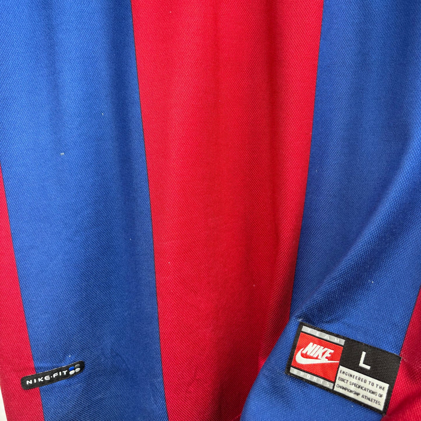 1998/99 Barcelona Home Shirt - Kluivert - L