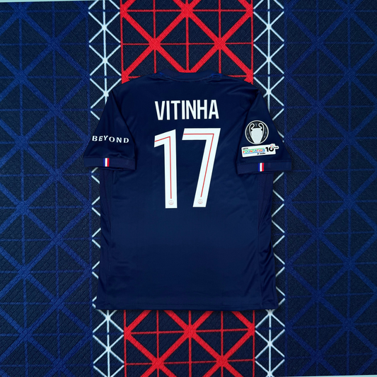 2025/26 Paris Saint Germain Home Shirt - Vitinha - New with Tag - L
