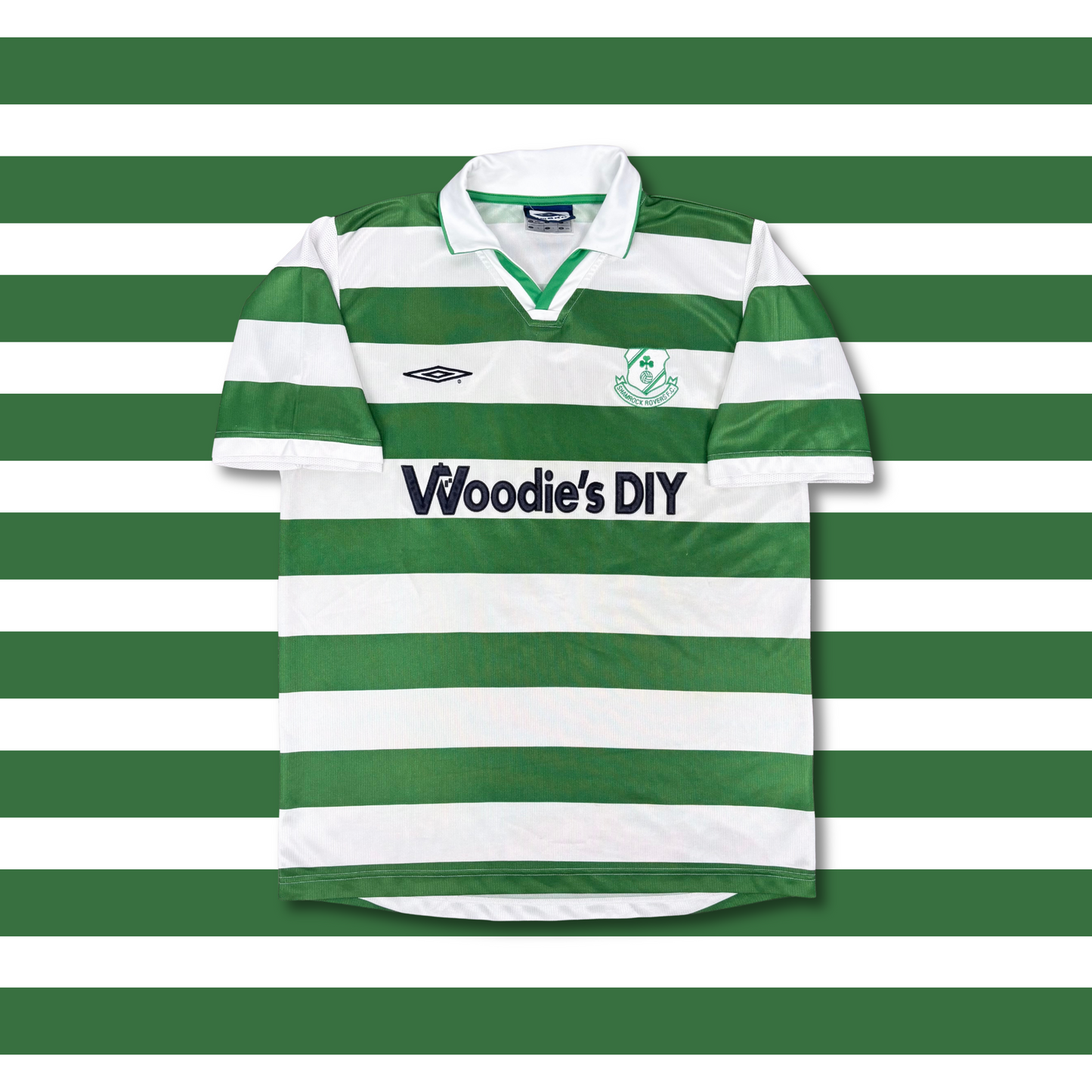 2004/05 Shamrock Rovers Home Shirt - L