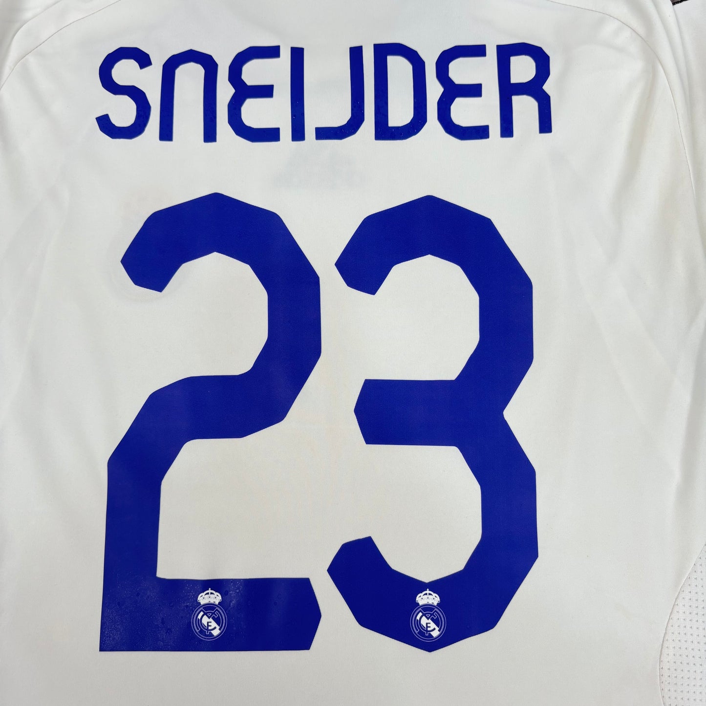2007/08 Real Madrid Home Shirt - Sneidjer - M