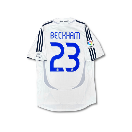 2006/07 Real Madrid Home Shirt - Beckham - S